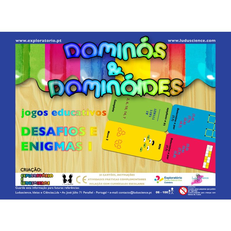 DOMINÓ ENIGMAS E DESAFIOS I