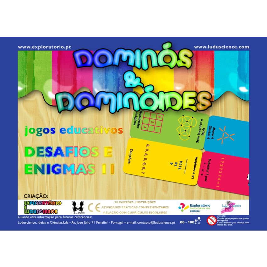 DOMINÓ ENIGMAS E DESAFIOS II